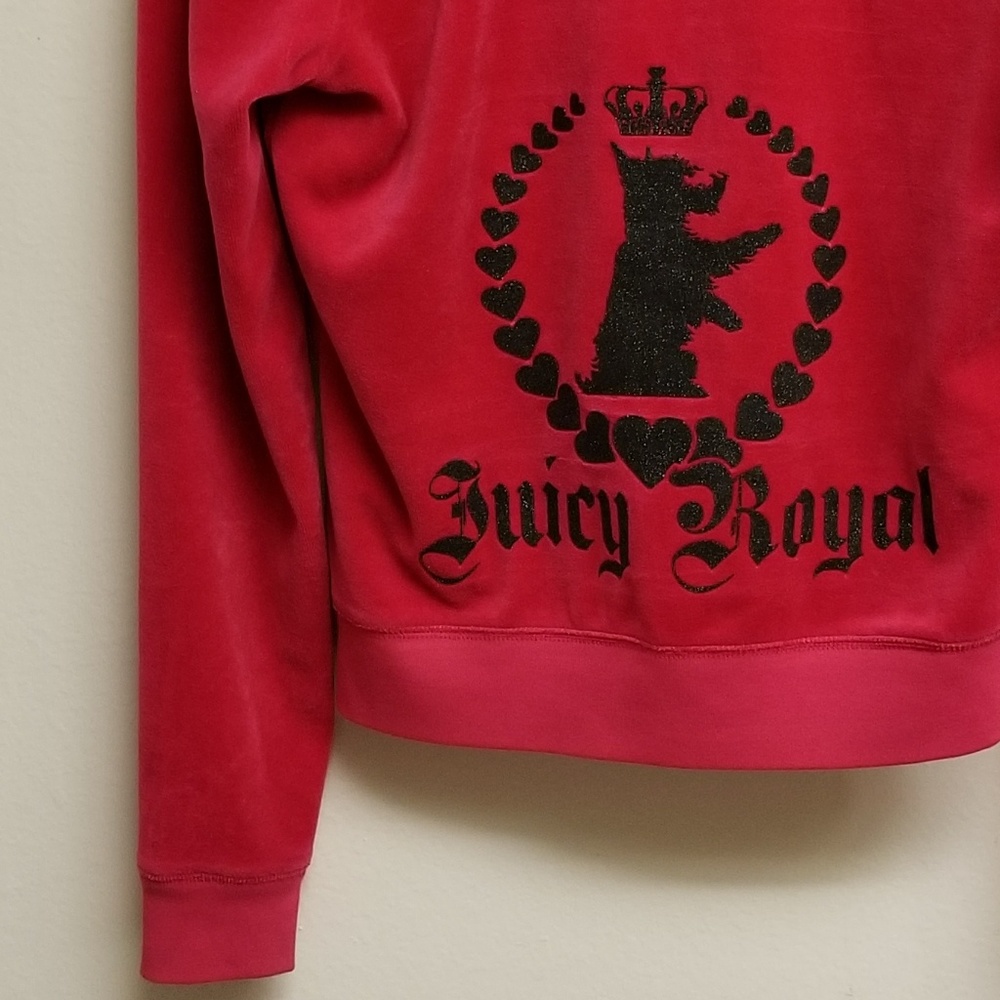 Juicy Couture Pink Velour Jacket